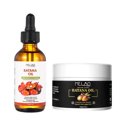 African 100% Pure Natural Organic Cold Pressed Unrefined Leave in Anti Hair Loss Batana Oil for Hair Growth