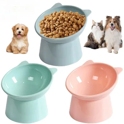 Factory Wholesale Customized Adjustable Tilt Silicone Elevated Durable Hanging Solid Travel Cat & Dog Feeding Bowl