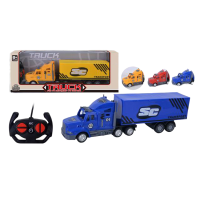 Factory Wholesale Kids Radio Control Toys RC Truck Remote Control Transport Truck Toy for Sale