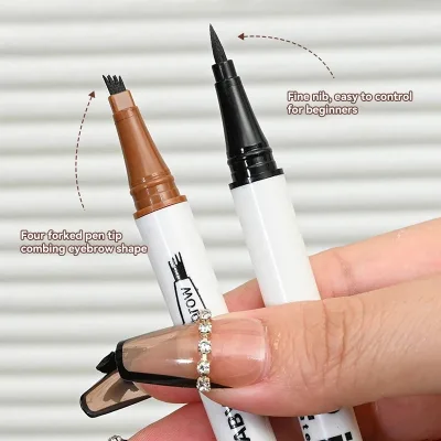 Hot Sale Professional Eyebrow Tint Eyebrow Pencil Lamination Long-lasting Waterproof 4 Head Water Eyebrow Pencil