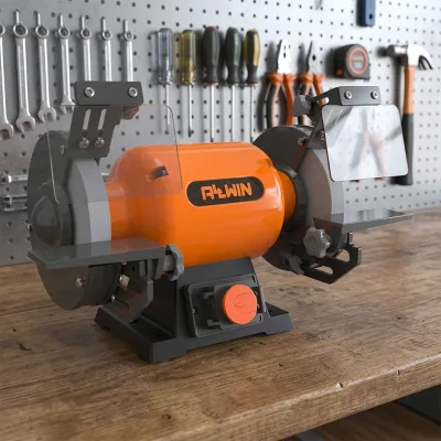 Hot Sale ALLWIN TDS-150C Mini Bench Grinder Electric Double Wheel Sander Metal Grinding Knife Sharpening Polishing Grinder