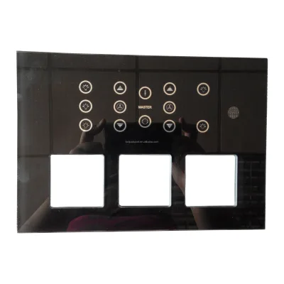 Custom 86 Blank Indian Modular Glass Panel Smart Wifi Touch Wall Light Switch