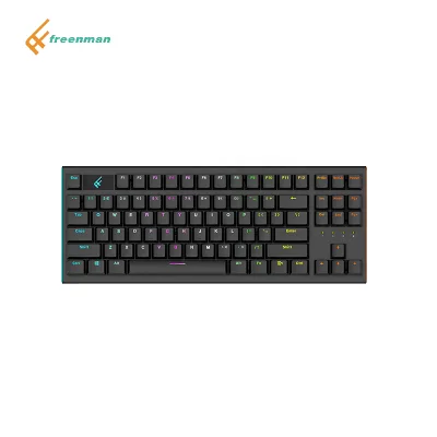 Best Gaming Wireless Mechanical Full RGB TKL 87 Keys Programmable Anti-Ghosting Keys for PC and Gamer