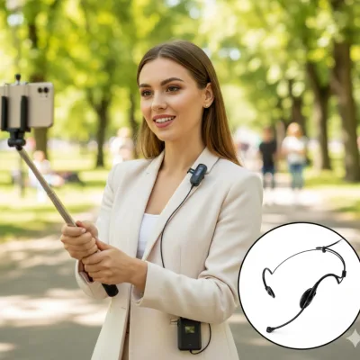 Lavalier Microphone Headphones Model NHS747