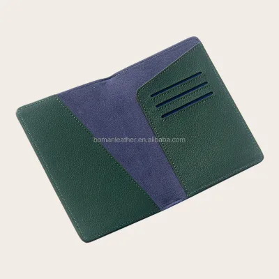 High Quality Pu Leather Passport Wallet RFID Blocking Wallet Travel Passport Cover