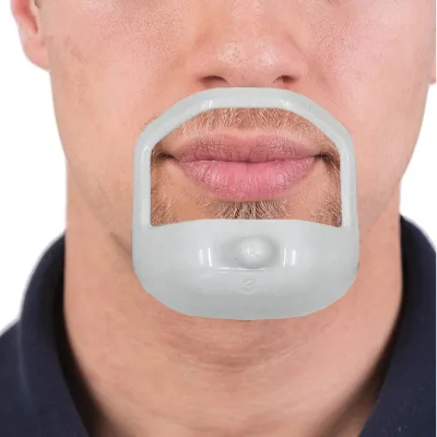 5 Sizes Set Fashion Goatee Shaving Lineup Goatee Beard Shaper Beard Styling Template Beard Shaping Tool for Mustache Grooming