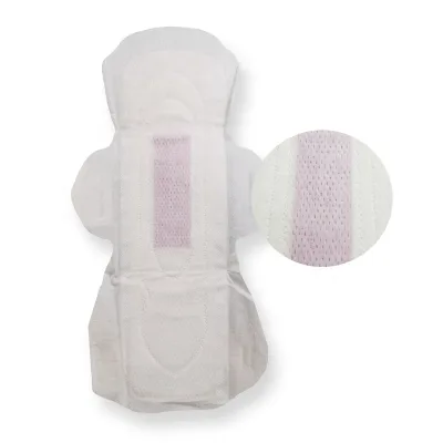 Wholesale Extra Wide Sanitary Napkins Maxi Pee Breathable Cotton Nonwoven Fabric Pad Low Cost for Asia India Malaysia