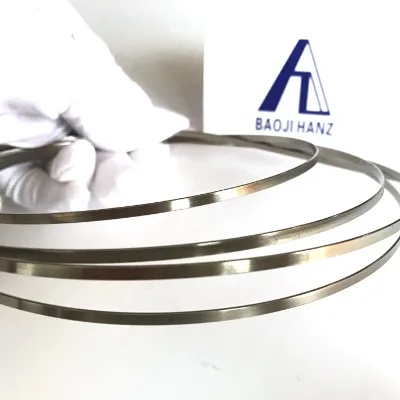 Super Elastic Nithinol Flat Wire Nite Ninol Strip Nit Ninol Shape Memory Alloy Flat Wire