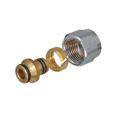 Modern Design Radiant Heat Manifold Compression Connectors and Fittings for Hotel Applications