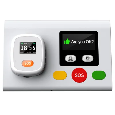 Aged Care Smart Home Safety Personal Alarm System with Air Pump Blood Pressure Monitor Temperature Sleep Tracker