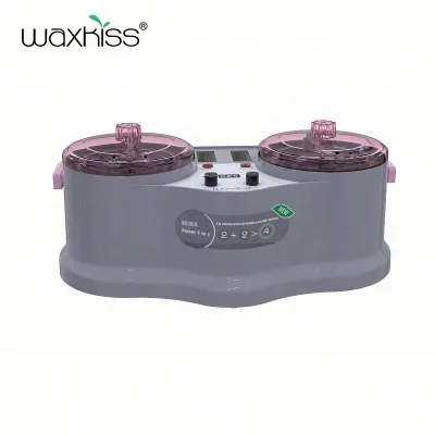 2021 New Arrival Two 100cc Cartridge Wax Warmer Professional Double 500cc Melting Pot Wax Heater