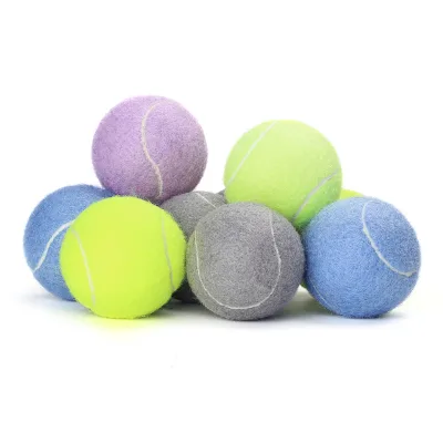 Manufacturer Direct Sales Different Inches Small Rubber Tennis Ball Customized Logo Pets Playing Small Tennis Balls