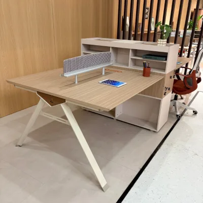 Factory Direct Office Wooden Wall Panel Office Storage Cabinet Reception Area Office Furniture Customization