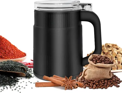 Multifunctional Electric Mini Grain Spice Mill Portable Grinder Blender Stainless Steel Automatic Coffee Bean Grinder Machine