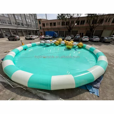 Large Inflatable Round Swimming Pool Deep Water Park Pool for Zorb Ball /Water Walking Ball/ Kids Paddle Boat