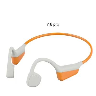 Jue Hong I18PRO White Wireless 5.3 Headphones Bone Conduction Sport Earbuds LED JL HiFi Sound TWS Earphones Wireless Headset Mic