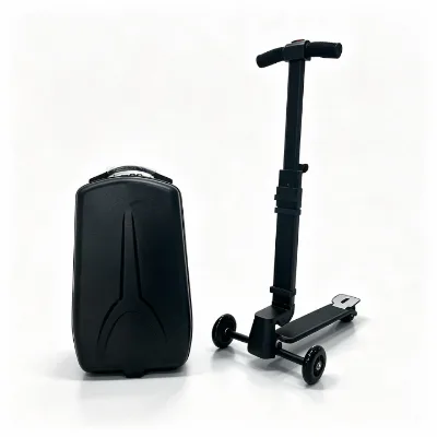 2 in 1 Kids Scooter Luggage Foldable Ride On Suitcase Travel Carry on Luggage