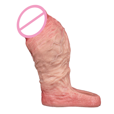 ORALSX Realistic 4Sizes Adult Sex Toys Skin Color Experience Silicone Penis Sleeve for Men Adult Sex Toys