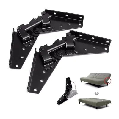 Heavy Duty Adjustable Foldable Two Seat Iron Sofa Bed Mechanism with Hinge Furniture Hardware