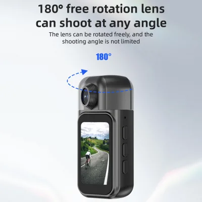 Portable 1080P 4K Mini Action Camera Thumb Size Sports Camera for Running Cycling Swimming Hiking Outdoor