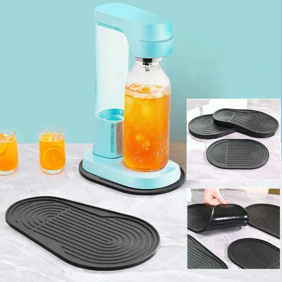 Plastic Bubble Water & Soda Machine Drain Mat with Modern Design Anti-Slip Heat-Insulated Base for All Models