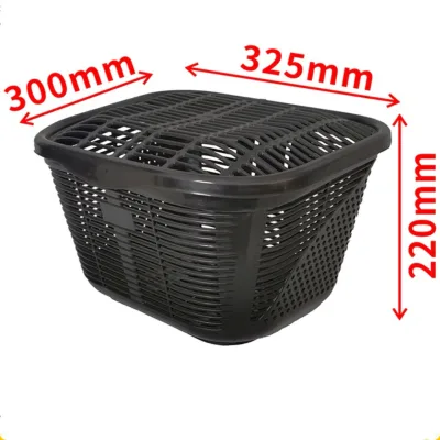 Whosale Adult Plastic Bicycle Basket for Electric Bike Waterproof With Cover
