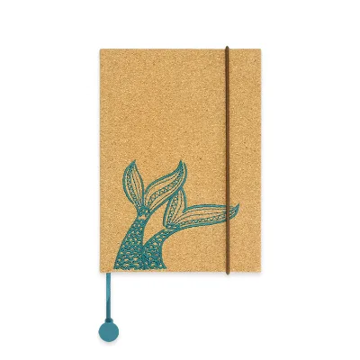 Manufacturer's A5 Notebook Embroidered Cork Cover Eco-Friendly Journal Writing Pen Diary Agenda Stationery Planners Promotional