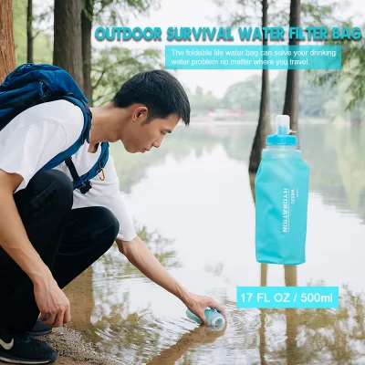 Folding Outdoor Portable Filter Bag Go Camping & Hikingr Tpu Material Remove the Bacteria Filter Bag