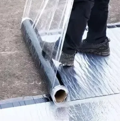 Ice and Water Shield 50 Mil Bitumen Waterproof Membrane Roof Underlayment Waterproof Material Building Material Roof Membrane