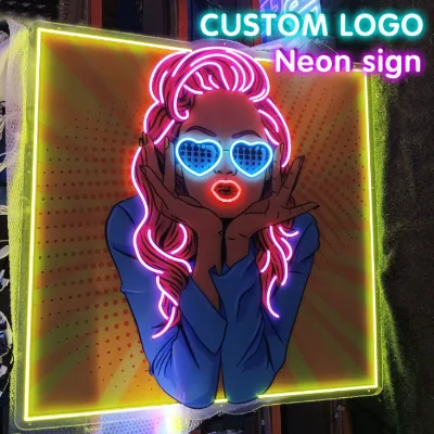 Customized Large LED Commercial Neon Signs UV Printing Outdoor Advertising Light Boxes