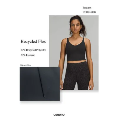 High stretched RECYCLE polyester knitted fabric for compression