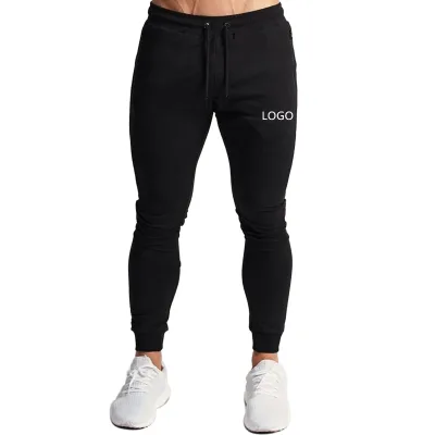 Hot Sell Custom Cotton Casual Pantalones Pants Slim Fit Gym Mens Sweatpants
