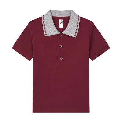 Toddler Boys and Girls Short Sleeve Pique Polo Shirt School Uniform Comfort Stretch Collared Polo Shirts