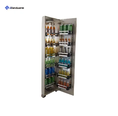 Alandwares SSBP-456 Modular Modern Multi-Function Kitchen Accessories Storage Solution Thick Steel Frame 12-Shelf Pull Basket
