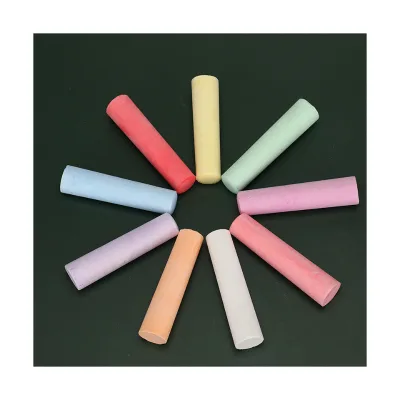 Economical Washable Simple Jumbo Sidewalk Chalks Packed in Plastic Tub