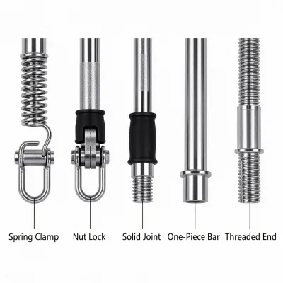 Factory Supply Multiple Specification Barbell Bar Straight Bar EZ Curl Bar Dumbbell Bar for Commercial Gym Equipment Wholesale