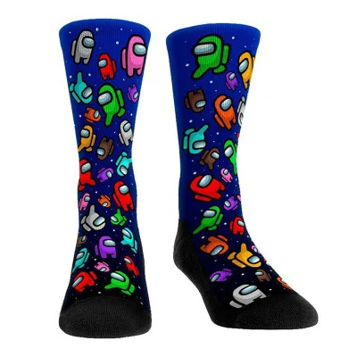 360° Digital Printing Socks Thermal Sublimation & HD Printed Socks Anti-Bacterial 3D Printed Socks