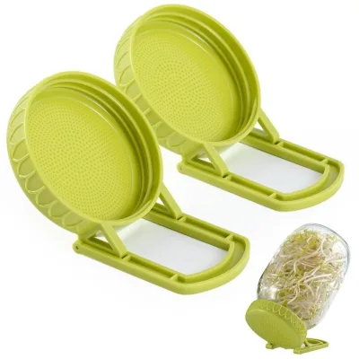 New With Stand Sprouting Lids Plastic Easy Seed Germination Sprout Maker Sprout Maker Kit for Wide Mouth Mason Jars