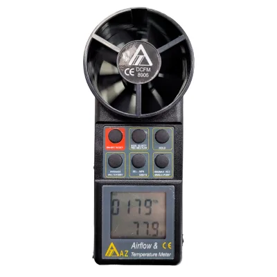 AZ8906 Digital Anemometer Air Temperature Meter Wind Speed Tester