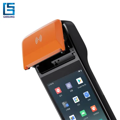 Android 13 8-Core Touch Screen Pos Machine with NFC WIFI Printer Handheld Mobile Pos Terminal