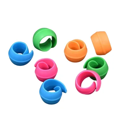 Silicone Shuttle Core Clip Cross Stitch Canvas Clip Anti Thread Head Falling off Spool Fixed Shuttle Core Clip Embroidery