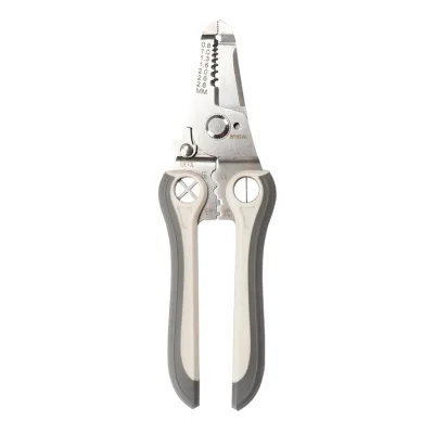 Cut Tool Sharp Alloy Blade Multi Gauge Scale Non Slip Grip Electric Wiring Workshop Multifunctional Wire Stripper Pliers