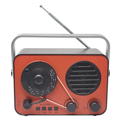 Radio Wholesale Distributor Rechargeable 1200mAH Battery Portable Radio Speaker FM/AM/SW Radio Support TF SD USB Music Player