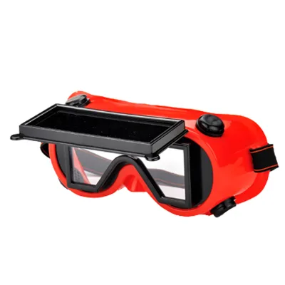 Factory Price Lens Flip-up Front Pvc Frame Seals Tightly Welding Protective Goggles