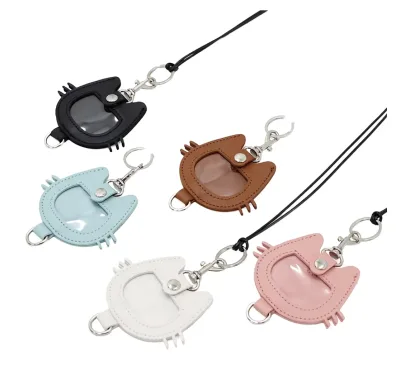 NPF Christmas Keychain High Quality Leather Bag Charm Craft Ornament Leather Accessory Bag Charm Accessory PU Leather Keychain