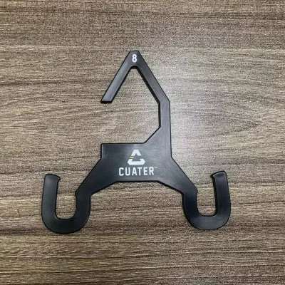 Own Brand Spot Hanger for Hair Extension Bundles Hanger Hook Wall Mounted Hanger Hook White Color