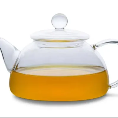 Stovetop & Microwave Safe Glass Teapot with Removable Loose Tea Glass Infuser Includes 2 Blooming Tea Kettle and Tea Maker