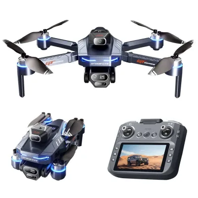 New GT8 Drone HD Dual Camera 5G WIFI Transmission RC Dron Portable Quadcopter Screen Remote Controller Outdoor Drones for Kids