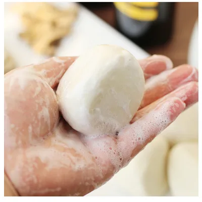 Handmade Cold-Process Bar Soap Five Times Concentrated Goat Milk Glutinous Rice Herbal for Face Bathing All Skin Types 36 Months