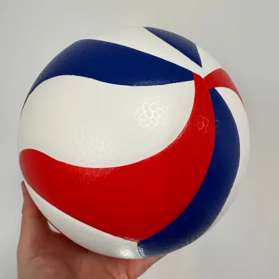 Honeycomb Texture Cyclone Shape PU Leather Volleyball Official Size 5 260-280g Soft Touch Super Glue Professional Game Use